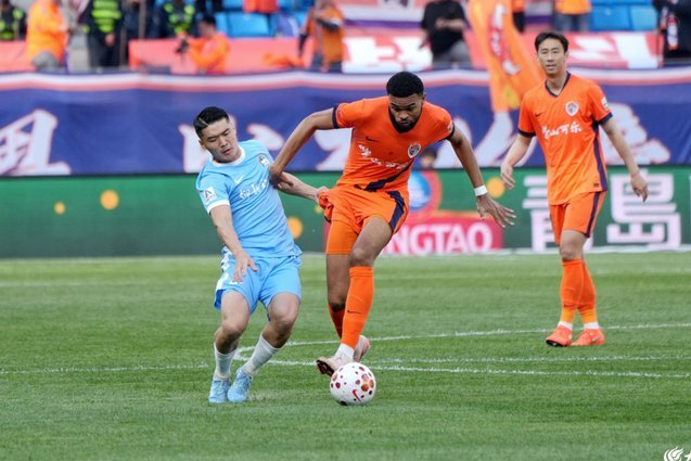 斯特兰德贝里传中，叶博亚爆射破门，海牛2-1海港